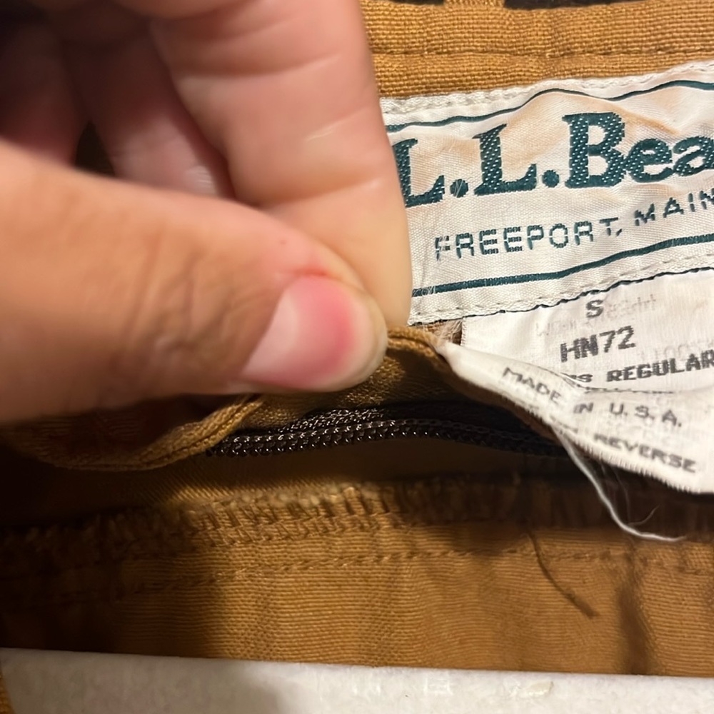 LL Bean Barn Coat Duster with Suede Collar and Cuffs